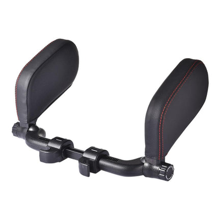 Color: Black with red, Quantity: Q1pc - Headrest, neck pillow, side sleeping pillow