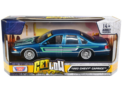 1993 Chevrolet Caprice Lowrider Blue Metallic with Graphics 