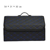 Color: Blue, Size: L - Car folding storage box