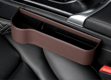Color: Brown, Size: Left - Car Seat Gap Storage Box