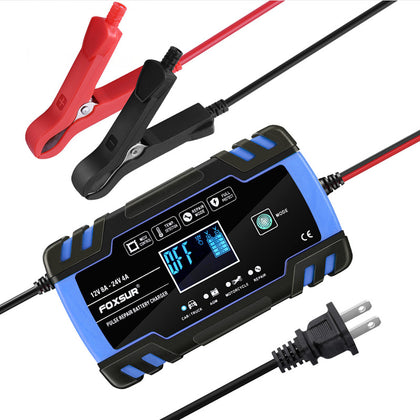 Color: Blue, power: UK - Universal Charger For Motorcycles, Cars, Trucks