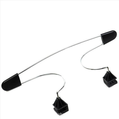 Color: Black - 1Pcs Stainless Steel Car Hanger Clothes Suits Holder