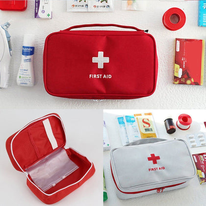 Travel storage first aid kit Family car gift portable medicine bag Home finishing lifesaving bag