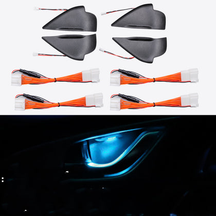 Color: Blue, Model: 17 19 - Door bowl interior atmosphere lamp