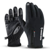 Motorcycle Gloves Thermal Water Resistant Non-slip Color: Black Size: M