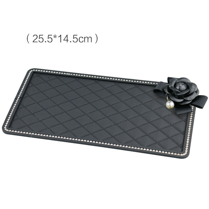 Car anti-slip mat Car storage mat - Color: Black, Style: 4style, Size: S