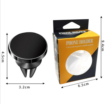 Metal Magnetic Car Bracket Aluminum Alloy DoorwayDesktop Paste Car 360Rotating Bracket