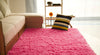 Color: Rose Red, Size: 60x90cm - Living room coffee table bedroom bedside non-slip plush carpet