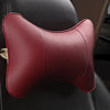 Color: Red - Car breathable headrest