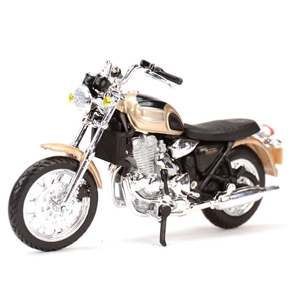 Motorcycle model simulation alloy car model