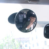 Suction cup curved mirror