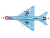 Mikoyan-Gurevich MIG-21SPS "The White Shark" Fighter Aircraft "22+02 JG-1 Drewitz Air Base Germany" (1990) "Air Power Series" 1/72 Diecast Model by Hobby Master