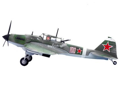 Ilyushin IL-2M3 Sturmovik Aircraft #100 Green Camouflage 