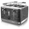 Russell Hobbs Retro Style 4 Slice Toaster in Black