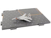 Grumman F-14 Tomcat Fighter Aircraft "VF-114 Aardvarks" and Section E of USS Enterprise (CVN-65) Aircraft Carrier Display Deck "Legendary F-14 Tomcat" Series 1/200 Diecast Model by Forces of Valor