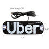 Color: Red, style: USB - Car license plate pull lamp