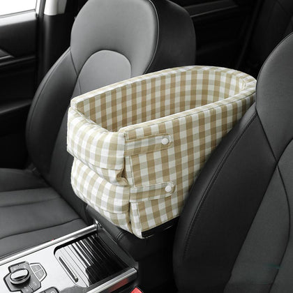 Color: Dark khaki - Simple And Creative Central Control Car Kennel