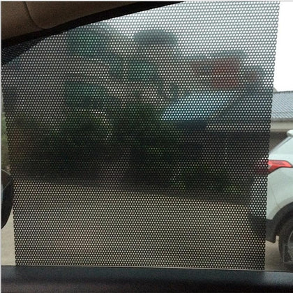 style: Two full black right angles, Size: 63X42cm, quantity: 2PCS - Car Sunscreen Electrostatic Sunshade Film Side Door Heat Insulation Curtain Rear Glass